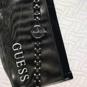 Guess watch in black titanium